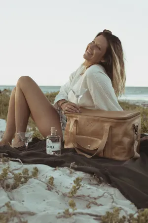 Caddy Cooler Hazelnut Leather