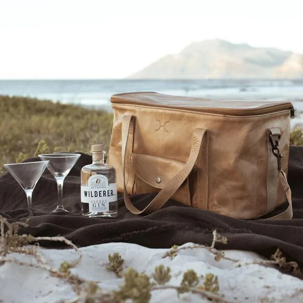 Caddy Cooler Hazelnut Leather
