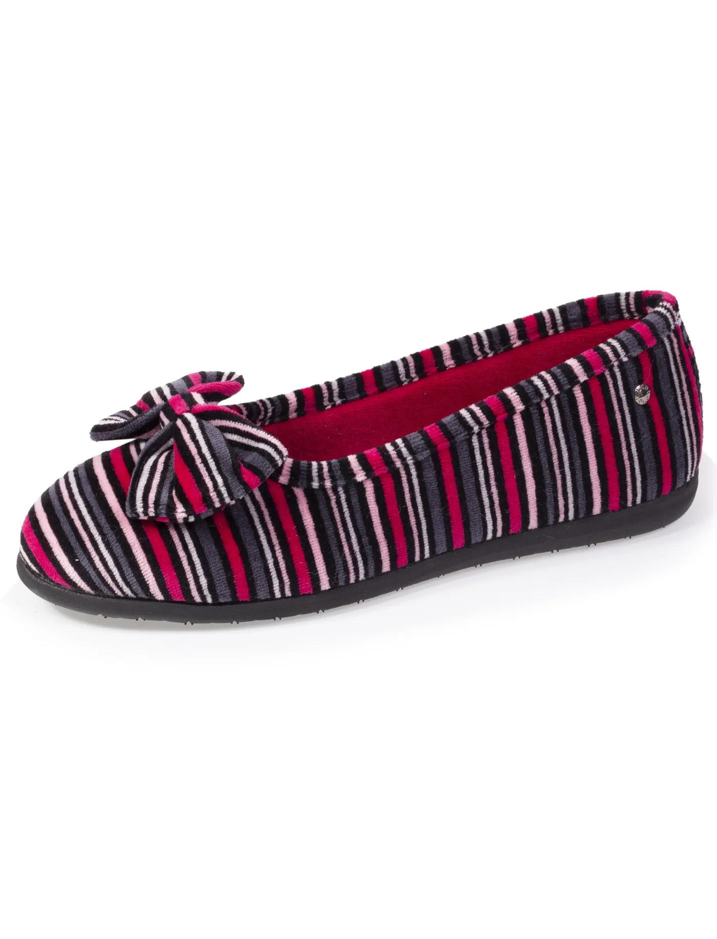 Chaussons ballerines Femme Nud Rayures
