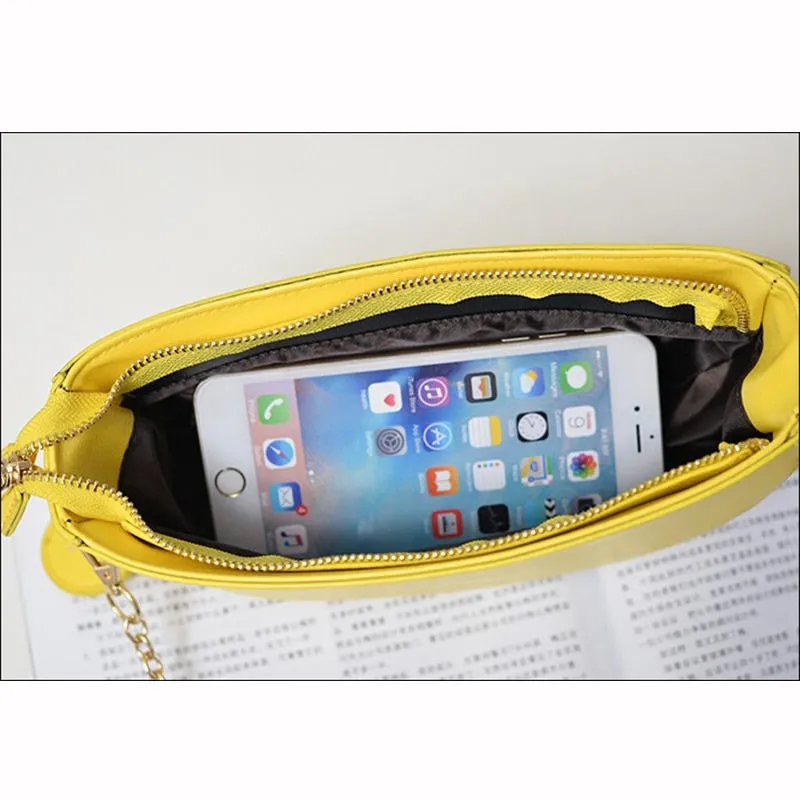 Fruit Handbags Watermelon Bag Pocket Lemon Shoulder Bags Cartoon Crossbody Bags