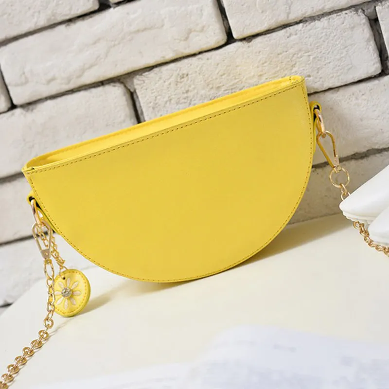 Fruit Handbags Watermelon Bag Pocket Lemon Shoulder Bags Cartoon Crossbody Bags