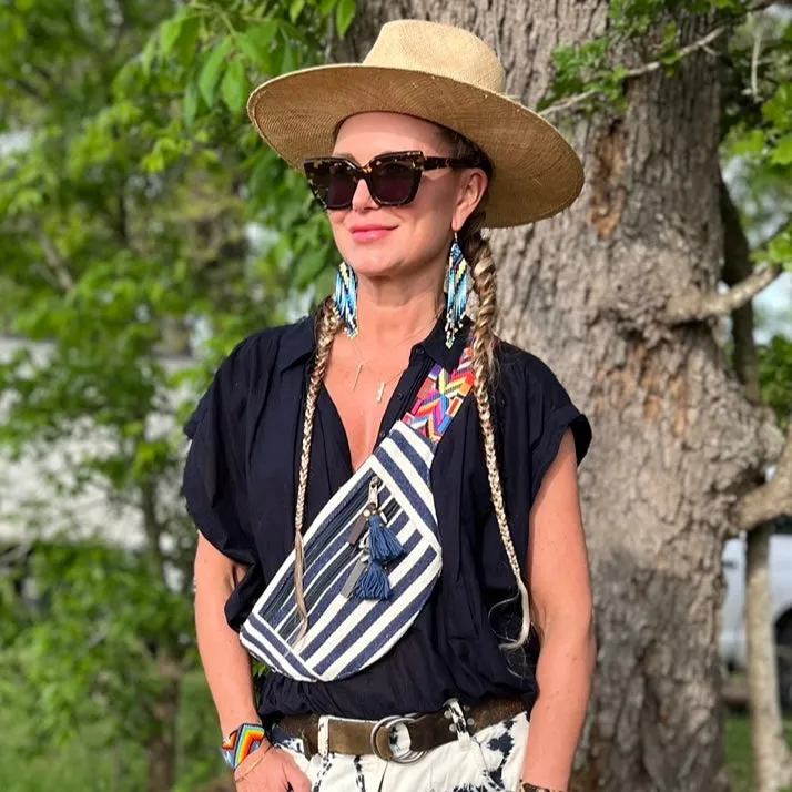 Good Vibes Valerie Belt Bag Indigo