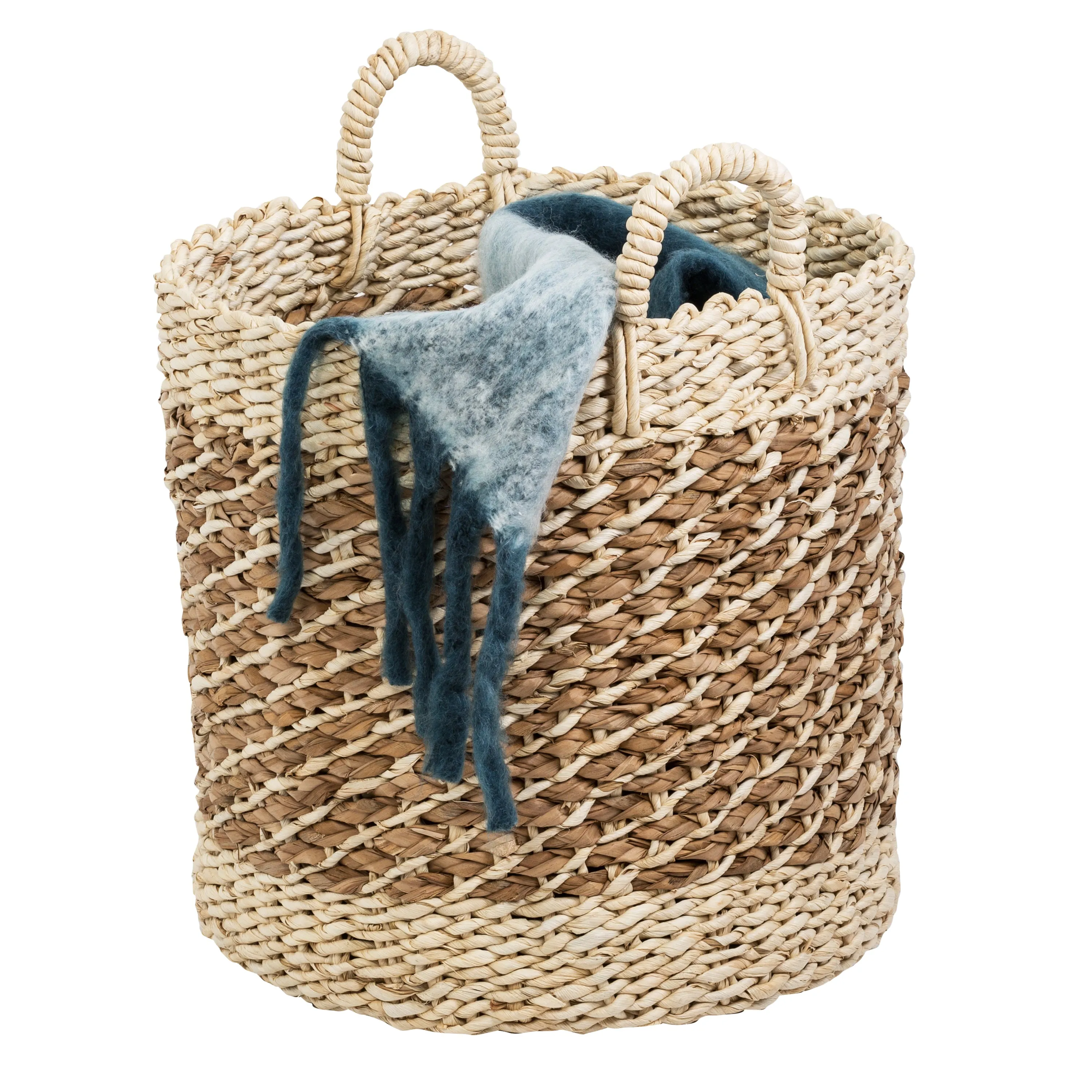 Natural Seagrass Woven Nesting Baskets (Set of 3)