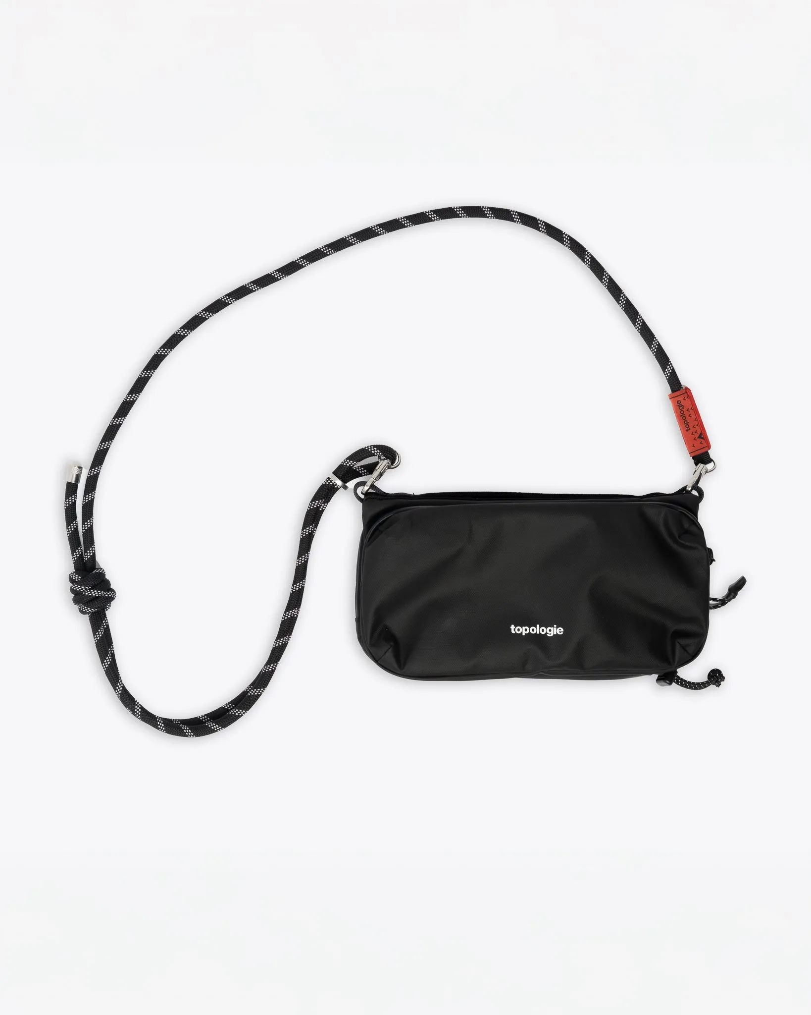 Topologie Wares Bottle Sacoche Black   8mm Rope Strap Black Reflective 8mm