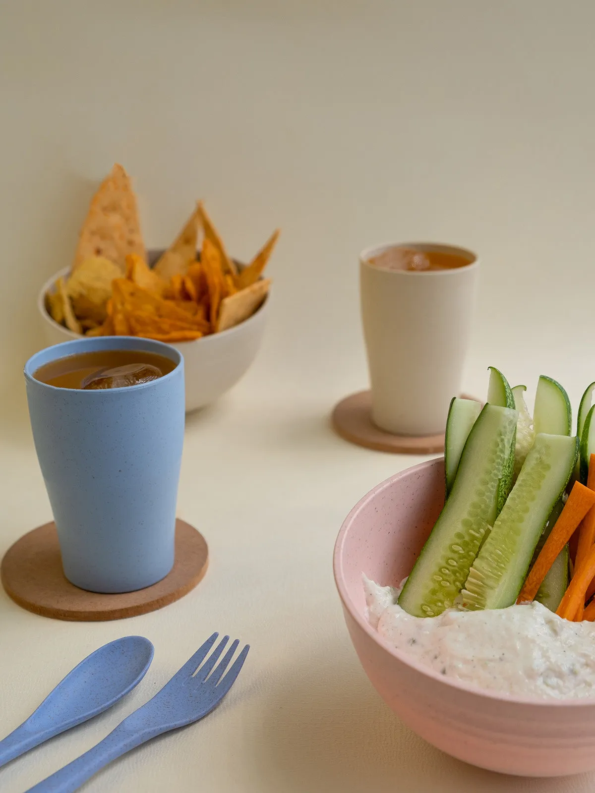 Wheat Straw Cups Set Of Four